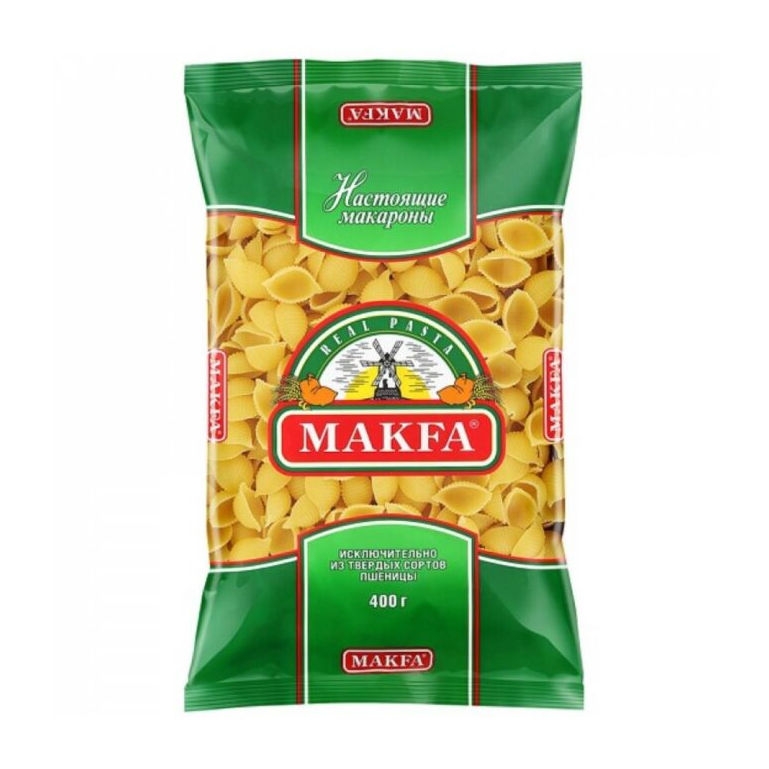Макароны Макфа Ракушки 400 гр