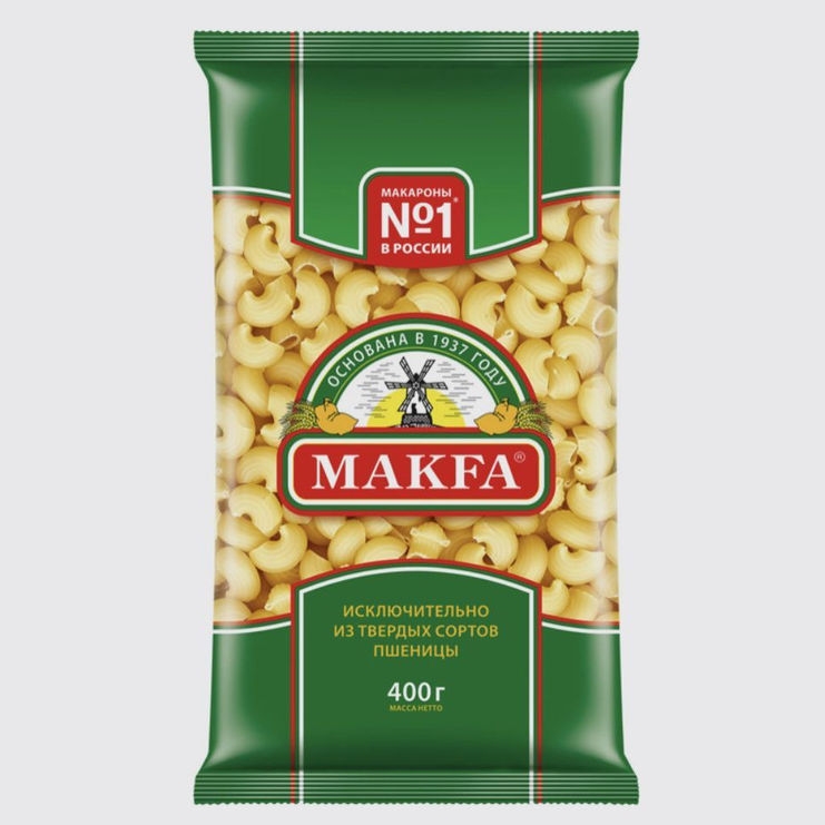 Макароны Макфа Рожки 400 гр