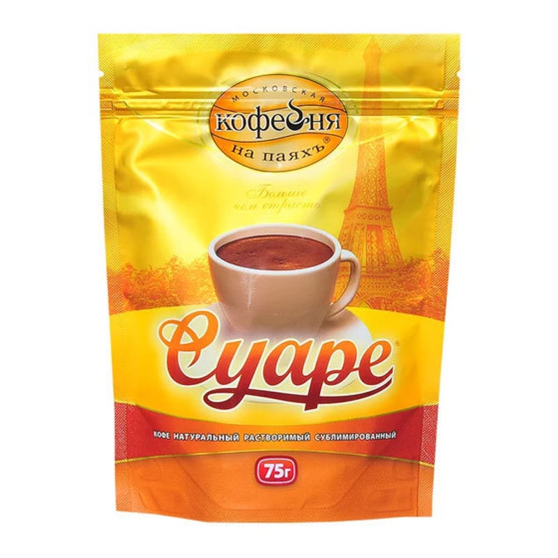 Суаре Кофейня на паях м/уп 75 гр