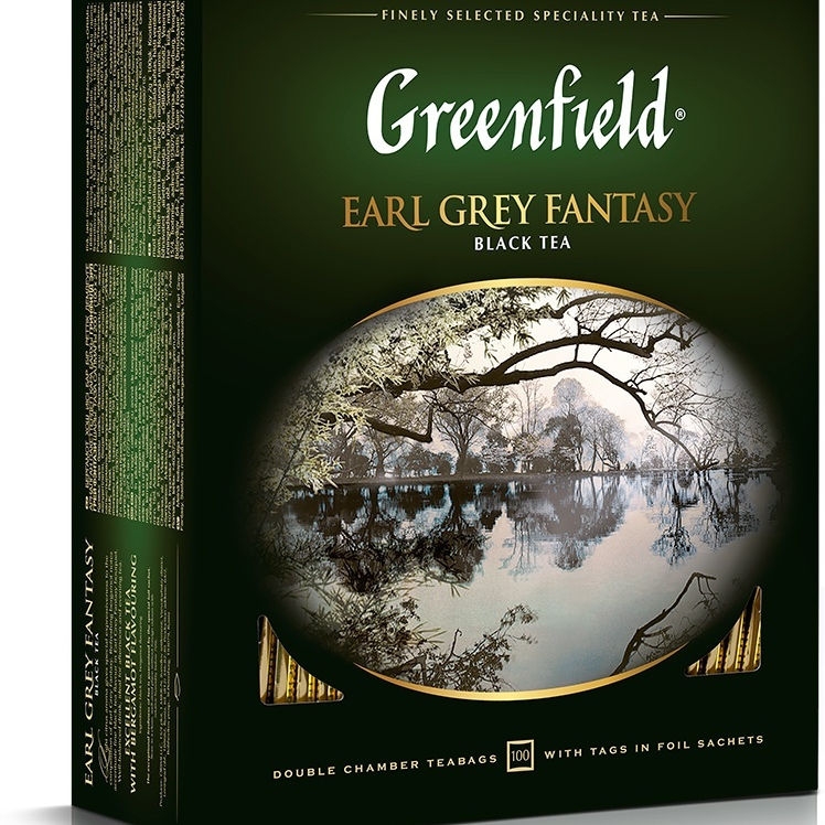 Гринфилд эрл грей фэнтази черный 100 пакет