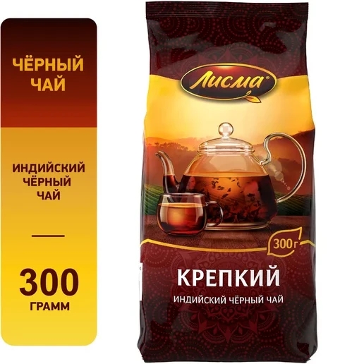 Лисма крепкий мелк лист м/уп 300 гр 