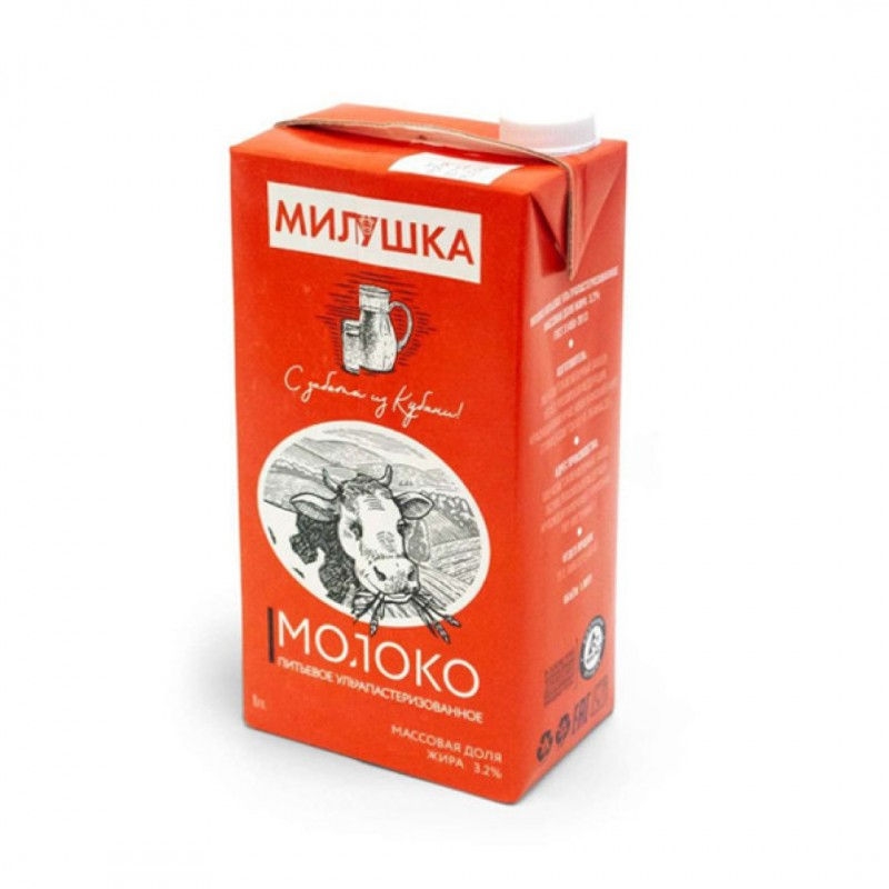Милушка 3,2 % тетрапак с крышкой 1000 гр