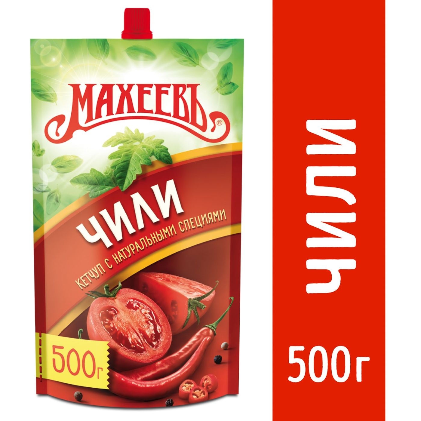 Кетчуп Махеев Чили дой пак 500 гр