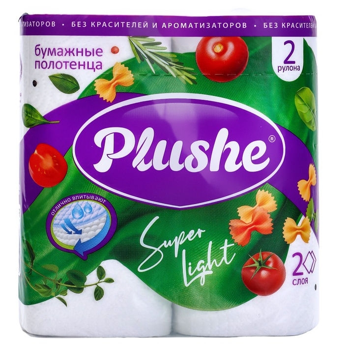 Полотенце PLUSHE SUPER LIGHT 2 сл 2 шт