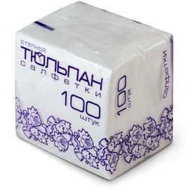 Салфетки Тюльпан 100 л