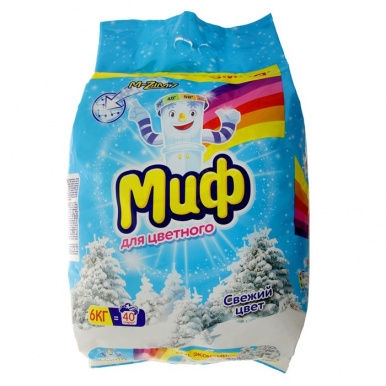 Порошок МИФ свежий цвет автомат 6 кг