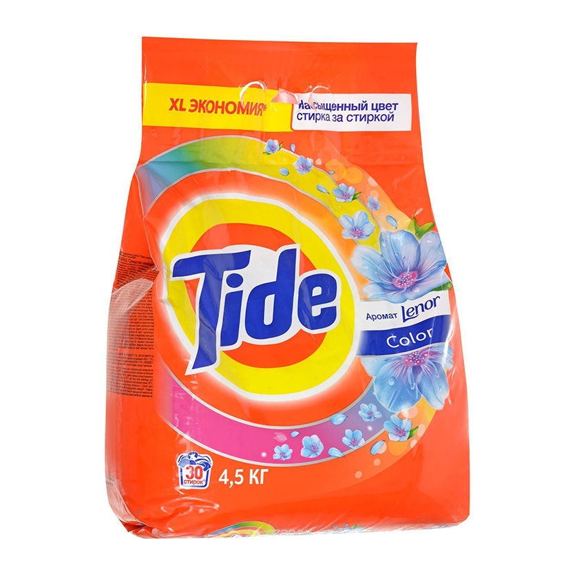 Порошок Тайд Колор ленор автомат 4,5 кг