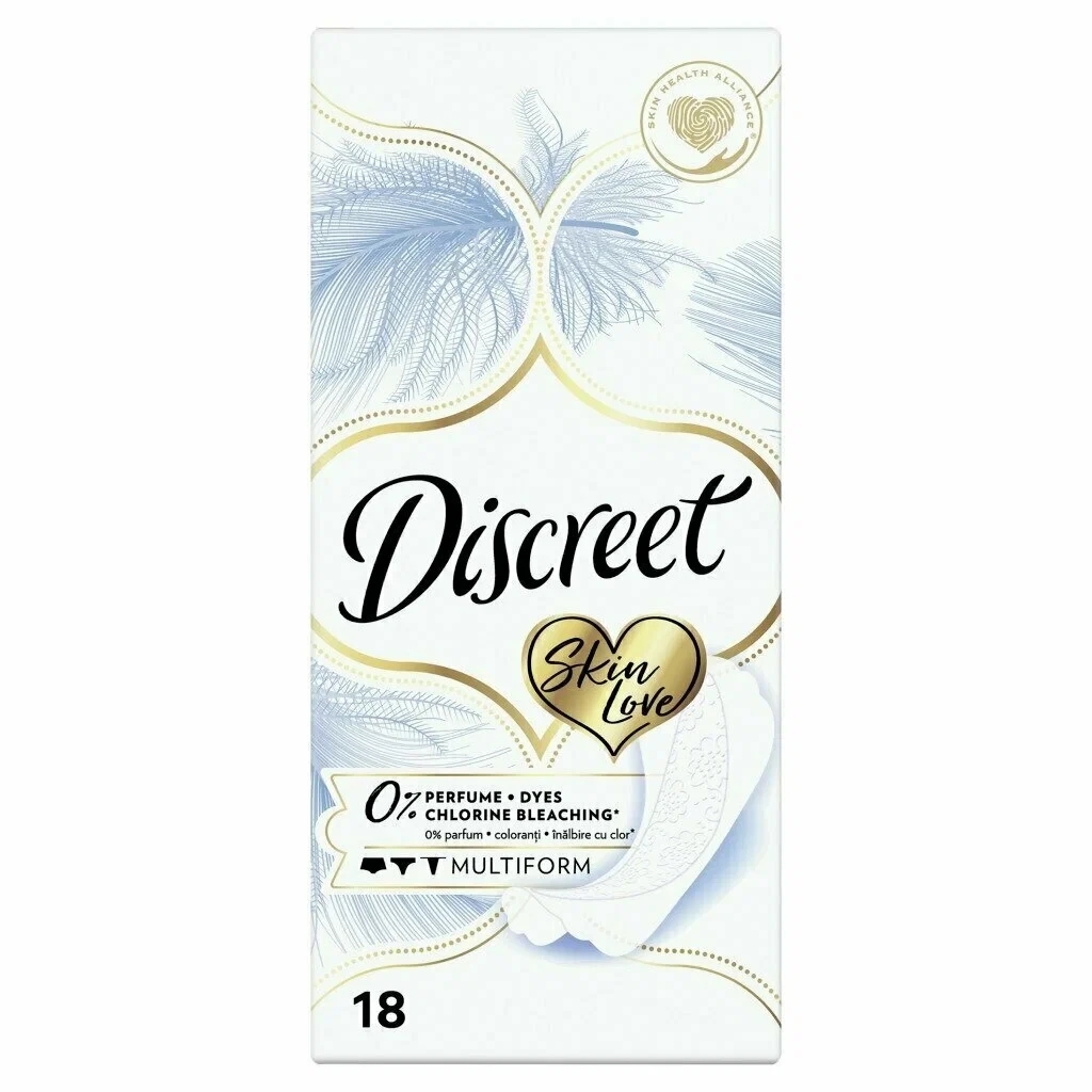 Женские прокладки на каждый день DISCREET 20 шт (Skin love)