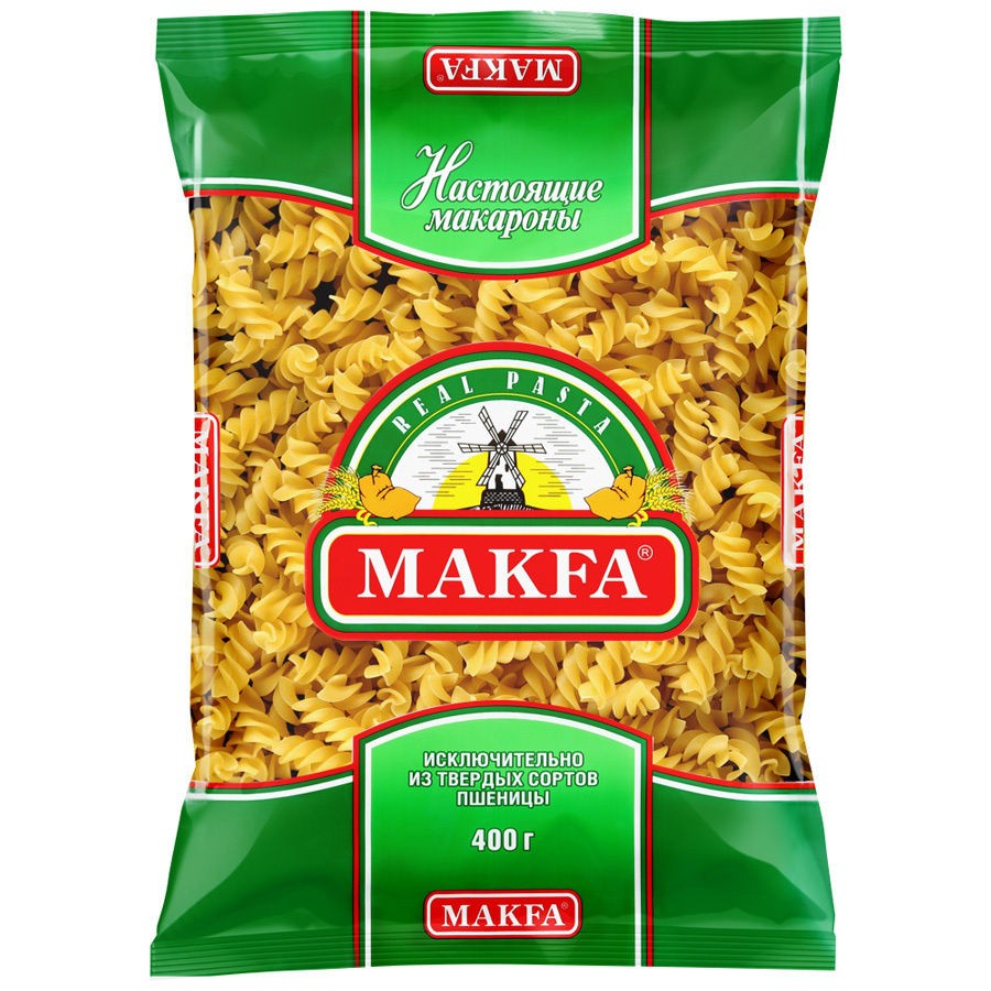 Макароны Макфа Спирали 400 гр