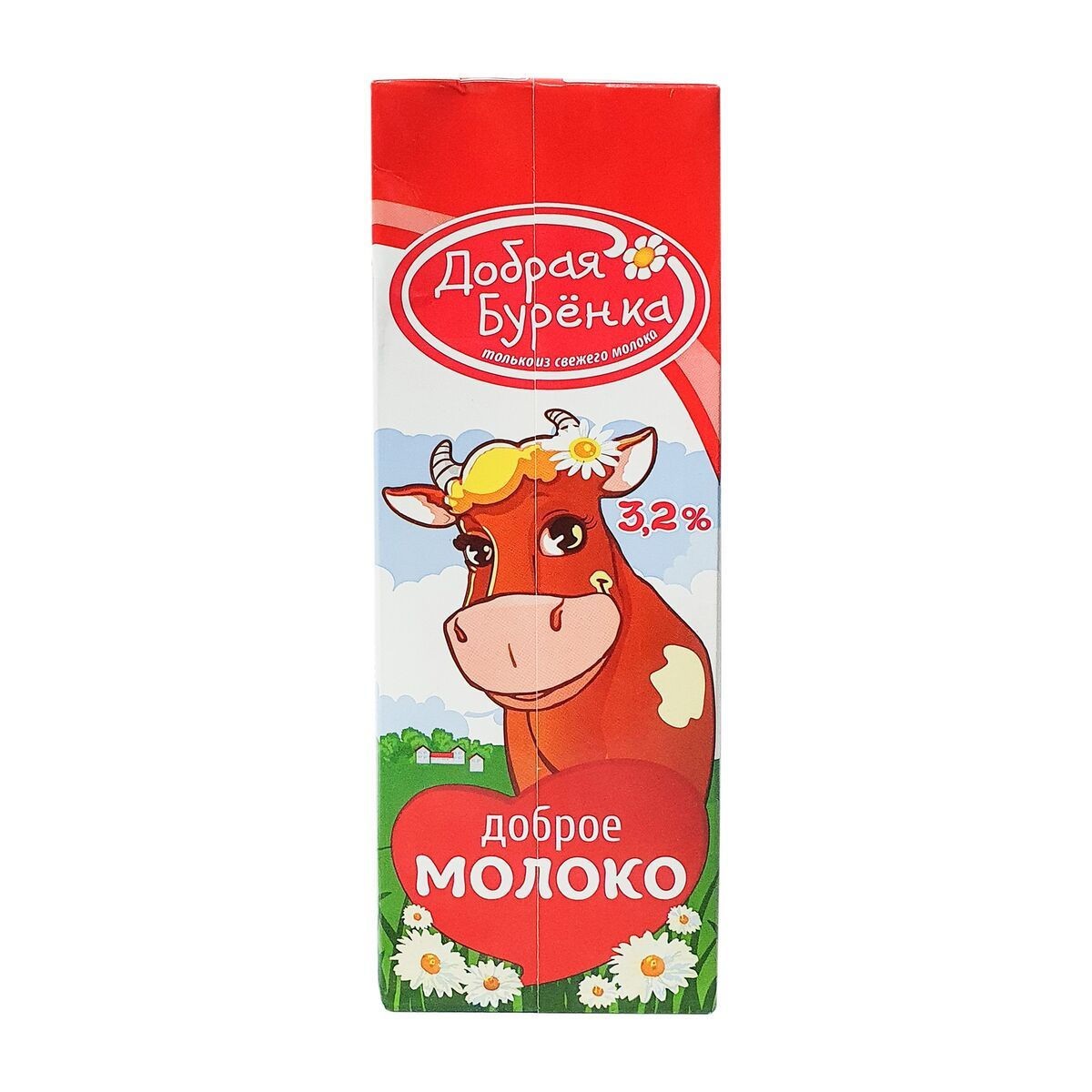Добрая буренка 3,2% тетрапак 950 гр