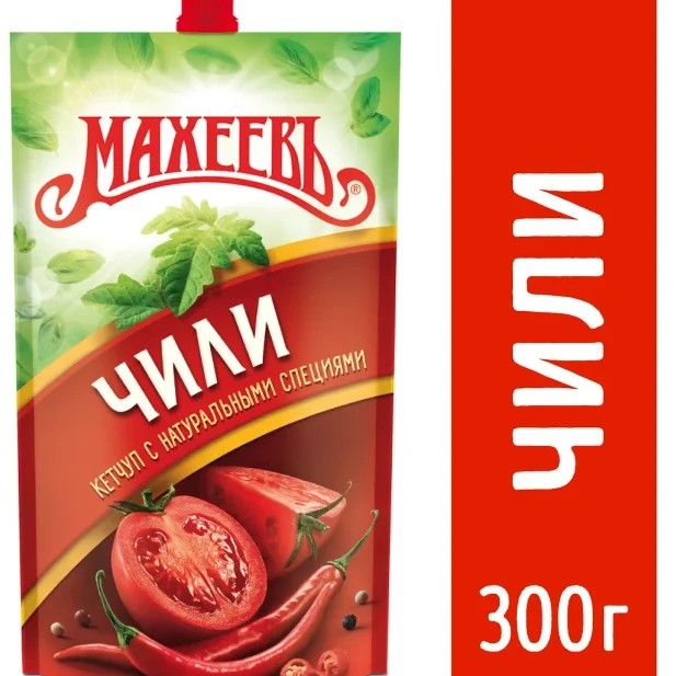 Кетчуп Махеев Чили дой пак 300 гр