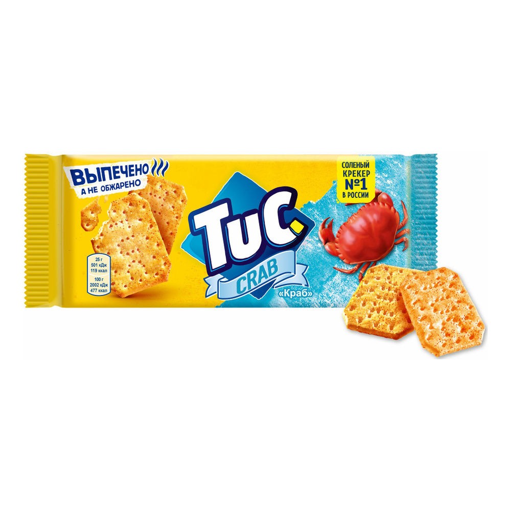 Крекер ТУК краб 100 гр